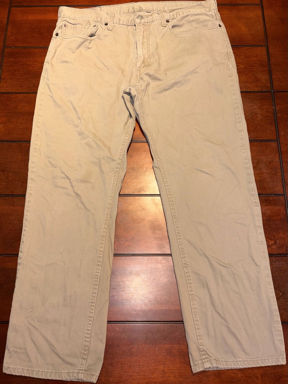 Levi's Men’s 559 Relaxed Straight Khaki Pants Jeans 34x32